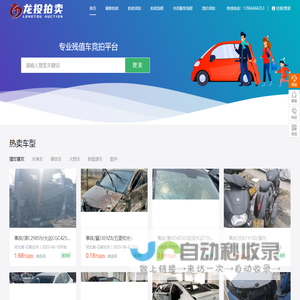 专业残值车拍卖平台 - 龙投拍卖